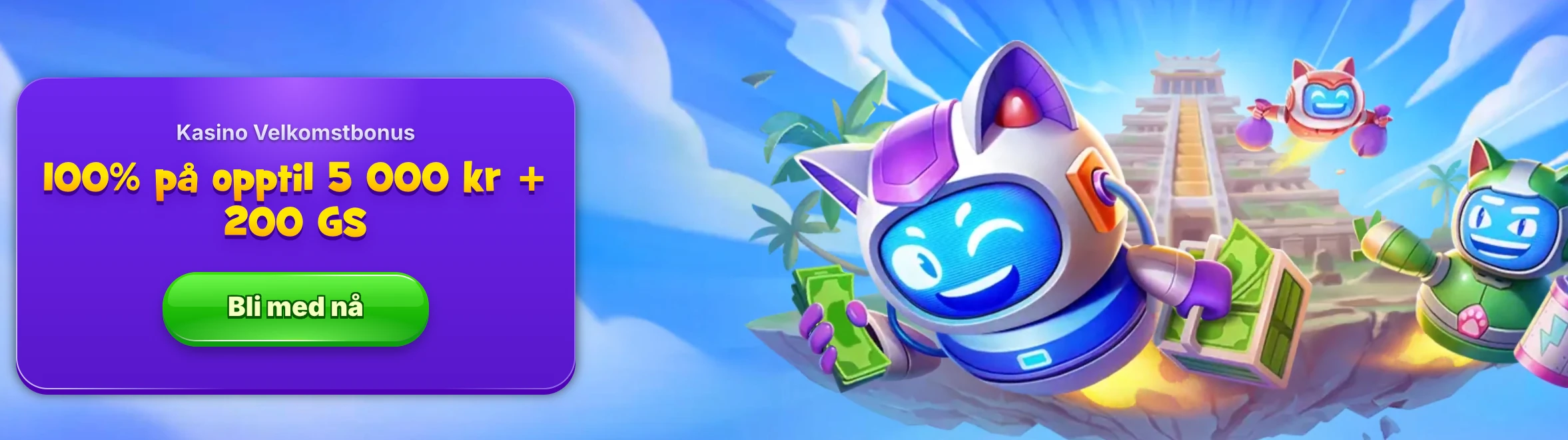 Robocat Casino banner